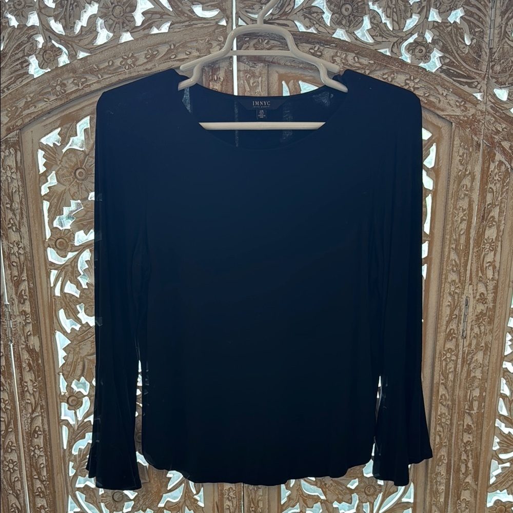 INC International Concepts Women's Black Top